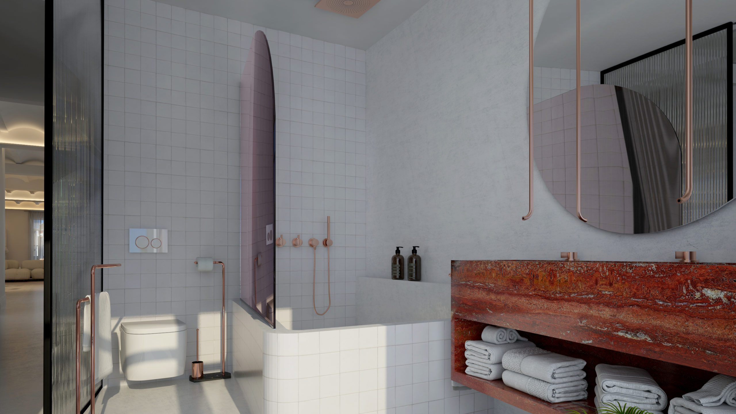 Proyecto Interiorismo decoración baño